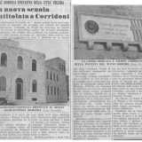 ...fu intitolato al giornalista e politico interventista Filippo Corridoni, morto giovanissimo nel 1915 durante la terza battaglia dell'Isonzo della Prima guerra mondiale
